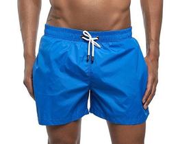 Фото - Пляжні чоловічі шорти від бренду UXH синього кольору - Men box