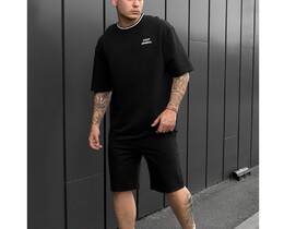 Фото - Молодежный комплект на лето Staff de black oversize - Men box