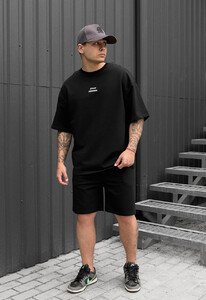 Фото - Базовый спортивный комплект на лето Staff no black oversize - Men box