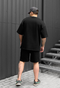 Фото - Базовый спортивный комплект на лето Staff no black oversize - Men box