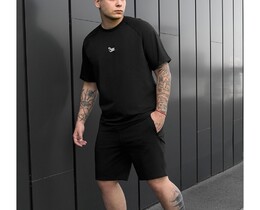 Фото - Хлопковый спортивный комплект Staff mb black - Men box