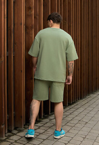 Фото - Зеленый оверсайз костюм Staff no green oversize - Men box
