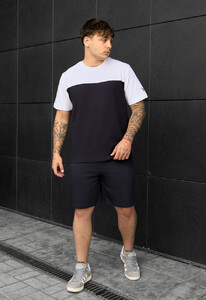 Фото - Мужской летний комплект Staff tom navy & white - Men box