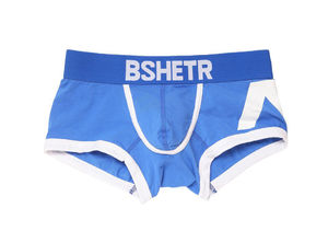 Фото - Боксери бавовняні для чоловіків Bshetr синього кольору - Men box