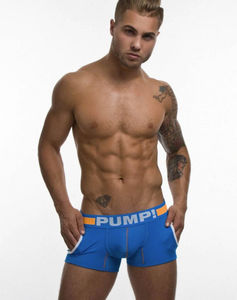 Фото - Чоловічі труси з кишенями Pump синього кольору - Men box