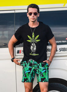 Фото - Мужские шорты пляжные с ярким принтом Qike - Men box