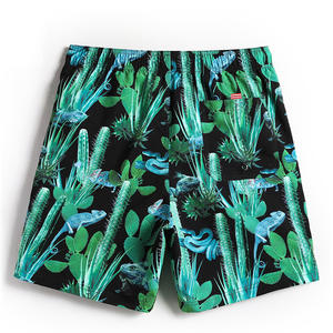 Фото - Мужские шорты пляжные с ярким принтом Qike - Men box