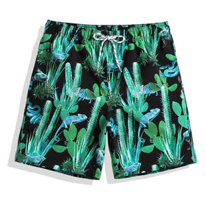 Фото - Мужские шорты пляжные с ярким принтом Qike - Men box