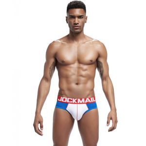 Фото - Брифы синего цвета с широкой резинкой Jockmail - Men box