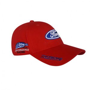 Фото - Автомобильная кепка бренда Sport Line красная с лого Ford - Men box