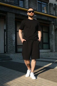 Фото - Мужской оверсайз костюм Intruder Player в черном цвете - Men box