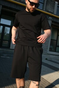 Фото - Мужской оверсайз костюм Intruder Player в черном цвете - Men box