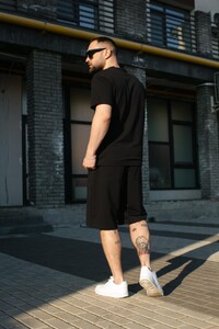 Фото - Мужской оверсайз костюм Intruder Player в черном цвете - Men box