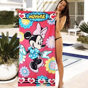 Фото - Рушник для дітей від Shamrock рожевий з Mickey Mouse - Men box