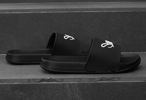 Фото - Мужские шлепанцы с логотипом Staff black logo2 - Men box