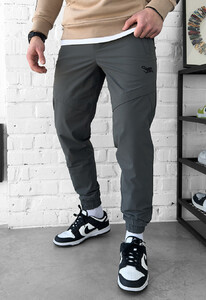 Фото - Темно-серые мужские джоггеры Staff spandex di dark gray - Men box