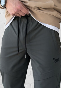 Фото - Темно-серые мужские джоггеры Staff spandex di dark gray - Men box