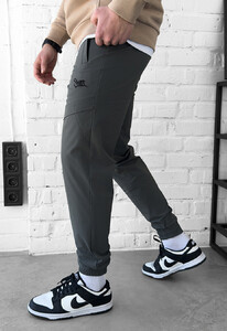 Фото - Темно-серые мужские джоггеры Staff spandex di dark gray - Men box