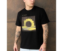 Фото - Футболка з принтом соняшника Staff sunflower - Men box