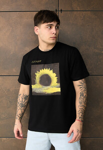 Фото - Футболка з принтом соняшника Staff sunflower - Men box