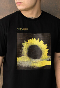 Фото - Футболка з принтом соняшника Staff sunflower - Men box