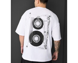 Фото - Молодіжна оверсайз футболка Staff tape oversize - Men box