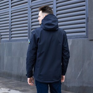 Фото - Чоловіча куртка Pobedov Motive у кольорі наві - Men box