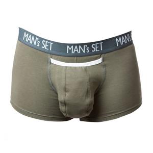 Фото - Мужские анатомические трусы-боксеры цвета хаки Anatomic - Men box