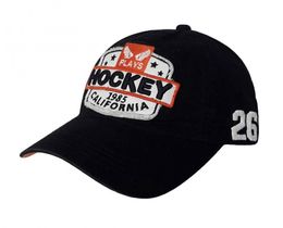 Фото - Мужская кепка Sport Line черного цвета с лого Hockey - Men box