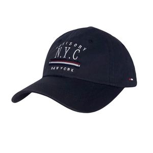 Фото - Подростковая кепка New York темно-синего цвета - Men box