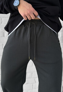 Фото - Спортивные штаны с лампасами Staff un dark gray lampas - Men box