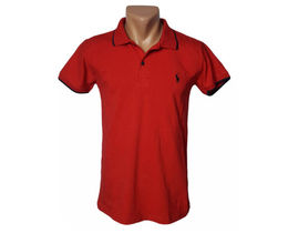 Фото - Чоловіча футболка поло Sport Line червоного кольору - Men box