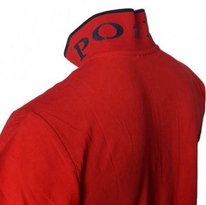Фото - Чоловіча футболка поло Sport Line червоного кольору - Men box