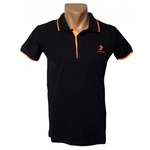 Фото - Мужская футболка поло Sport Line черного цвета - Men box