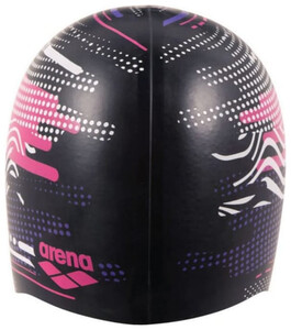 Фото - Комфортна дитяча шапочка для плавання Arena PRINT JR чорна - Men box