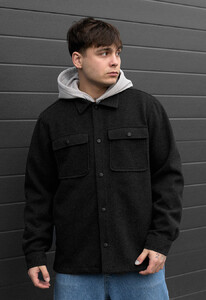 Фото - Куртка-сорочка в кольорі чорний графіт Staff black graphite - Men box