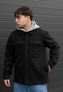 Фото - Куртка-сорочка в кольорі чорний графіт Staff black graphite - Men box