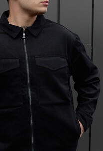 Фото - Демісезонна куртка чорного кольору Staff zumi black - Men box