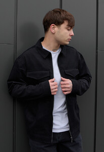 Фото - Демісезонна куртка чорного кольору Staff zumi black - Men box