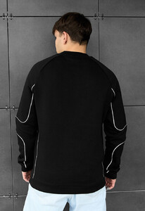 Фото - Брендированный мужской свитшот Staff black logo reflective - Men box