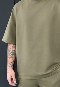 Фото - Спортивний костюм оливкового кольору Staff qix olive oversize premium - Men box