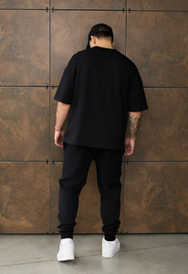 Фото - Черный спортивный костюм Staff qix black oversize premium - Men box