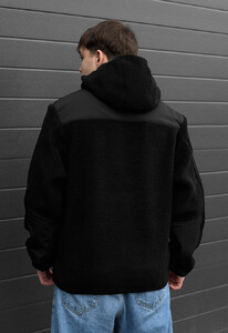 Фото - Молодіжний анорак чорного кольору Staff ari black 2 - Men box