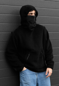 Фото - Молодіжний анорак чорного кольору Staff ari black 2 - Men box