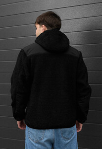 Фото - Плюшевий анорак для чоловіків Staff ari black - Men box