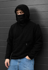 Фото - Плюшевий анорак для чоловіків Staff ari black - Men box