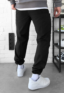 Фото - Однотонные штаны карго черного цвета Staff cargo dn black - Men box