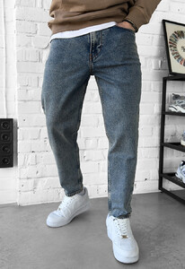 Фото - Сине-серые джинсы для мужчин Staff 2521 blue gray regular - Men box