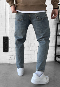 Фото - Сине-серые джинсы для мужчин Staff 2521 blue gray regular - Men box