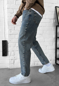 Фото - Сине-серые джинсы для мужчин Staff 2521 blue gray regular - Men box